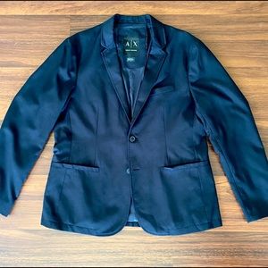 44R Armani Exchange 2019 Spring Summer Navy Blazer